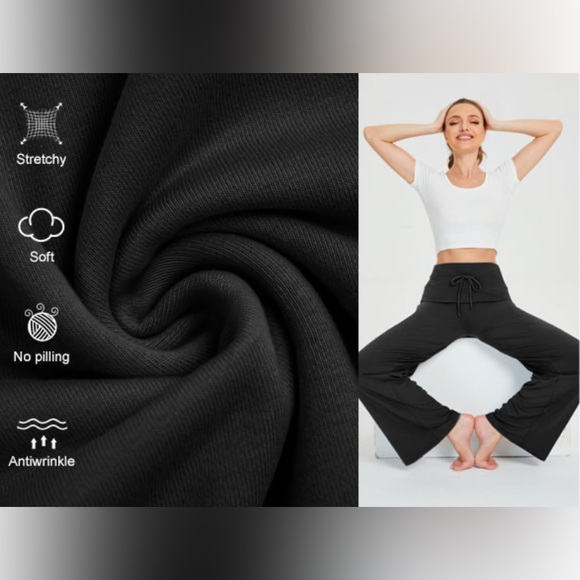 ❌SOLD❌Women's Wide-Leg High-Waisted Casual Pants with Pockets - Picture 14 of 15